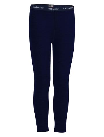 Dětské Legíny Icebreaker Merino 260 Tech Thermal Tmavě Blankyt | CZ 1010ZUTG